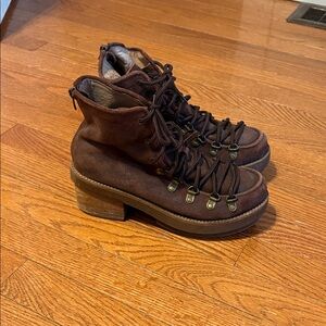 Jeffrey Campbell Brown Ankle Boots